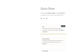 Tablet Screenshot of oliver.mx